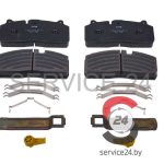 Комплект тормозных колодок SAF SBS (S0572919510) 3057009600