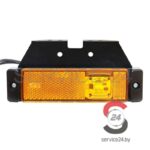 Фонарь бокового габарита прямоугольный желтый LED (M 720306, 070306.199, 114840.303) М 720116